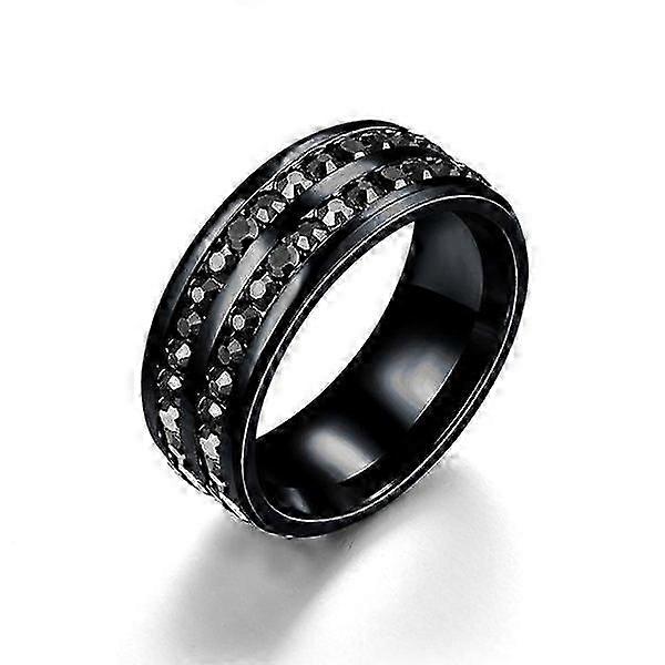 Rhinestone krystall fingerringer for menn
