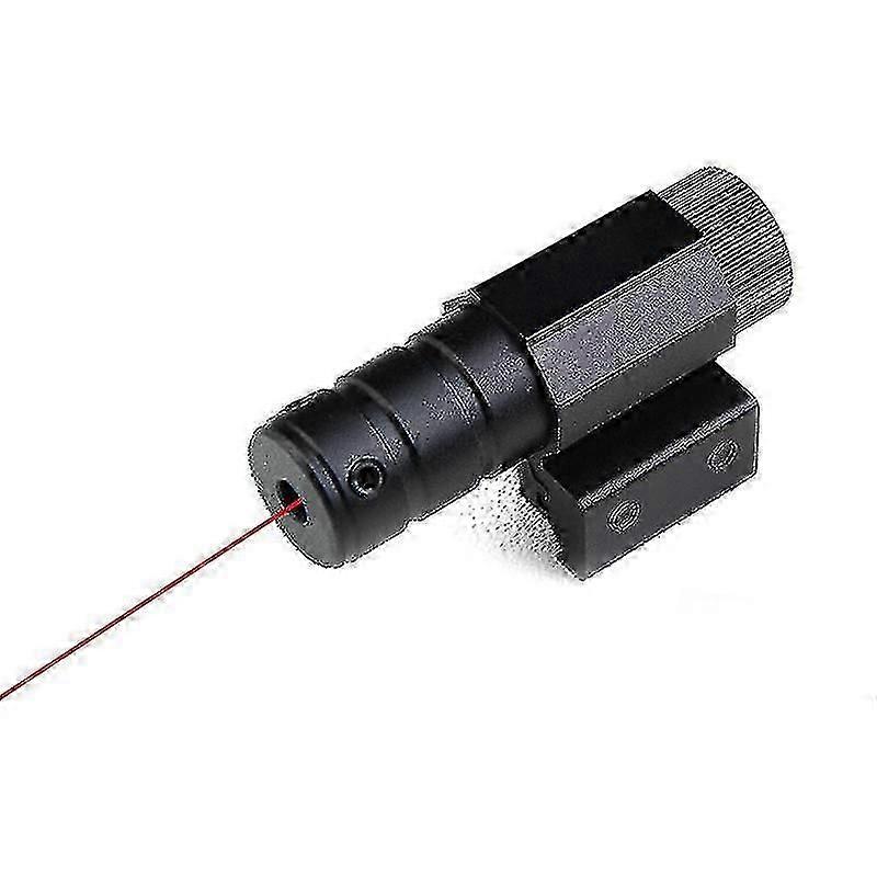 Mini Infrared Laser Aiming Flashlight Adjustable Red Beam 20m Range