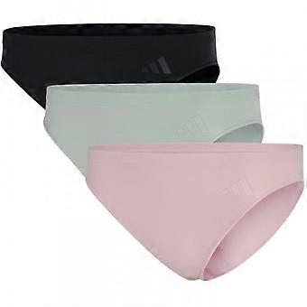 Adidas Womens/Ladies Low Rise Bikini Bottoms (Pack of 3)