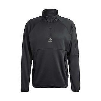 Adidas Mens Originals Quarter Zip Regular Sweatshirt