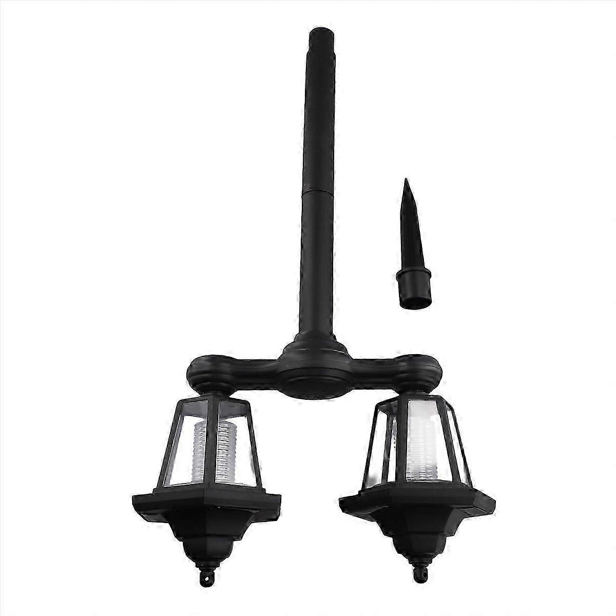 Outdoor Waterproof Hexagonal Ground Plug Light, Solar Post Light