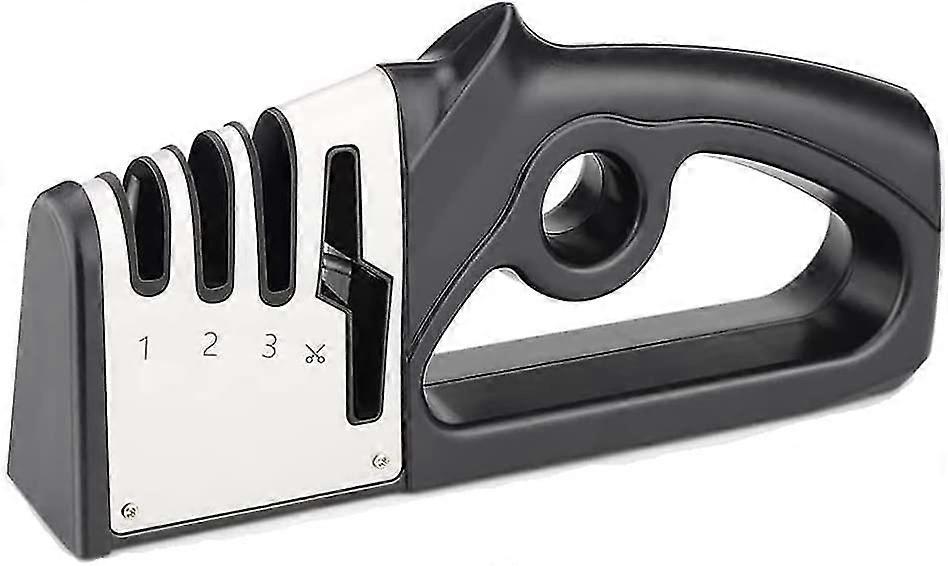 Knife Sharpener, Knife Sharpener 4 Levels Knife Sharpener Professional Gift