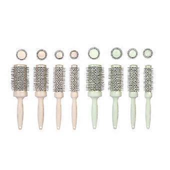 Spazzola rotonda per capelli, piccola spazzola rotonda con tecnologia nanotermica in ceramica e ionica, spazzola per capelli per asciugatura con phon per uno styling da salone a casa, massimo volume e lucentezza.