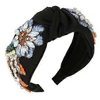 Strass crystal hoofdband voor vrouwen handgemaakte sieraden meisjes haaraccessoires diamant mode hoofdbanden meisje handgemaakte kralen glitter bloem haarbanden