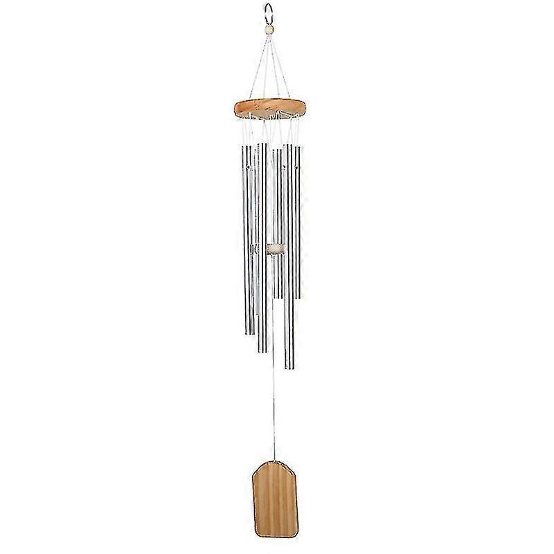 Trä vindspel, solid aluminium multi-tube dekorationer
