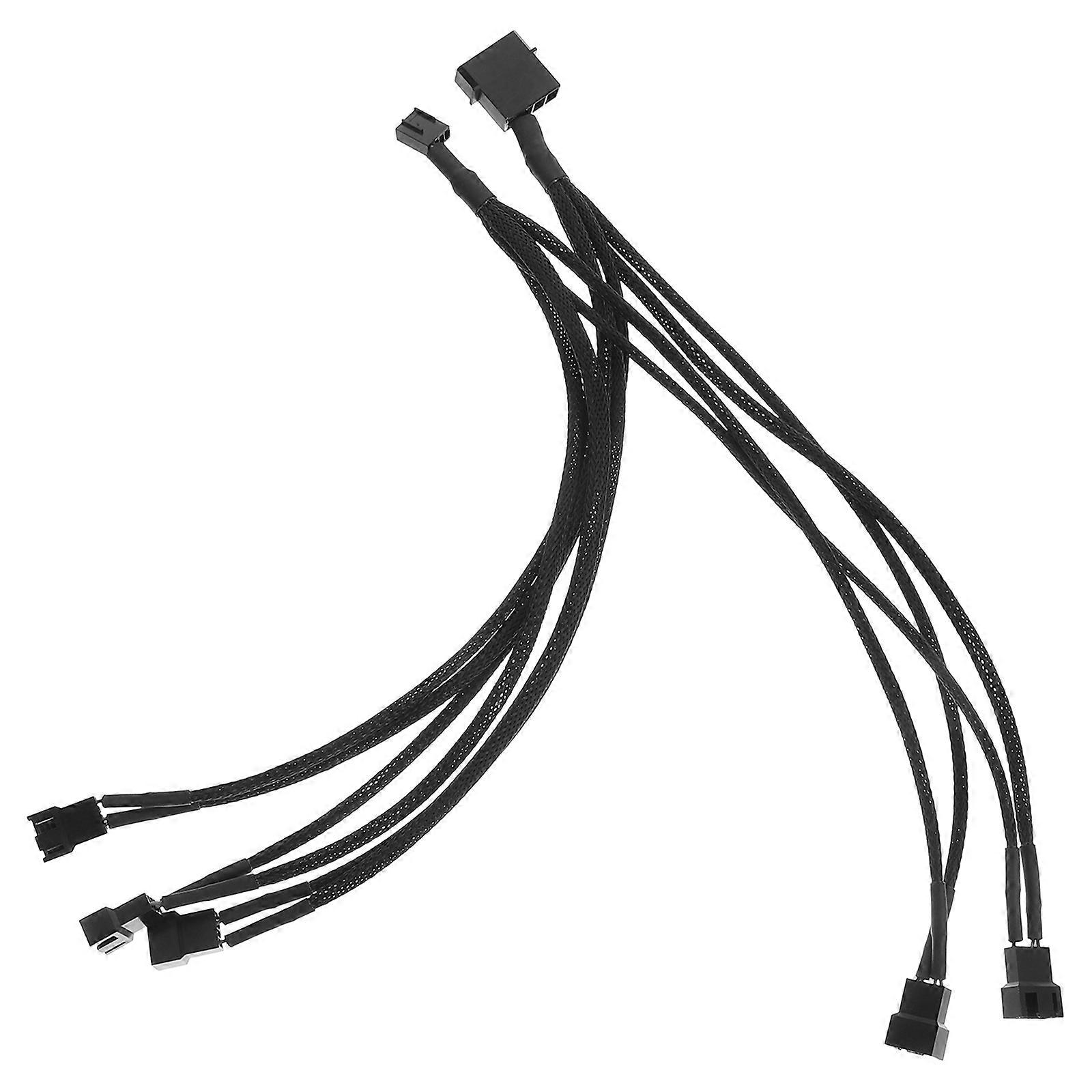 Computer Fan Adapter Cable Computer Cooling Fan Cable Splitter Cable Pc Fan  Converter Cable