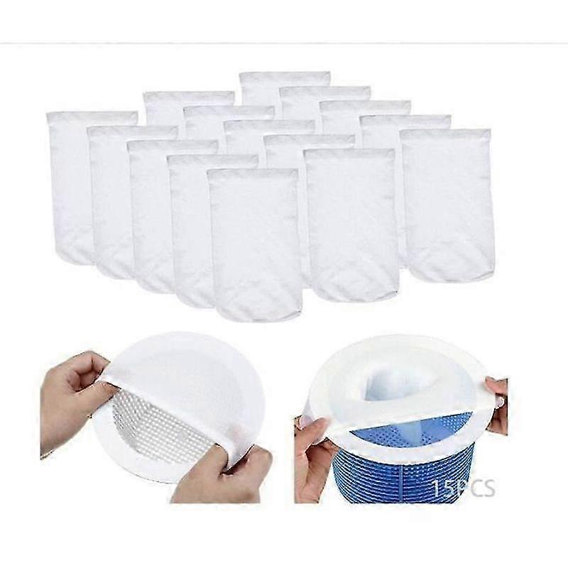Nylon Pool Skimmer Socks - White
