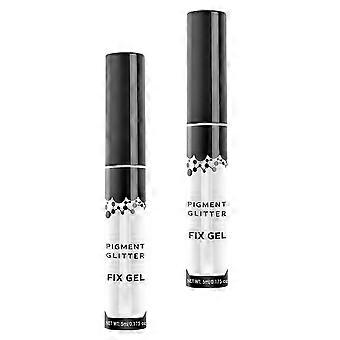 2 stuks Oogschaduw Poeder Backing Lijm Pigment Glitter Fix Gel Cosmetica Supplies