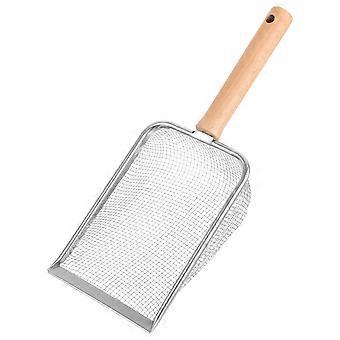 Ergonomic Cat Litter Scoop Made of Metal for Home Use