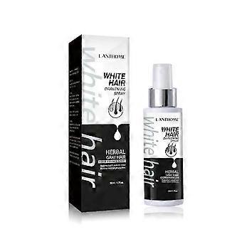 50ml White Hair Darkening Spray for Men and Women Say Goodbye to Gray Hair