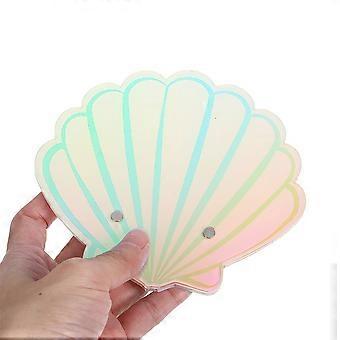 Acrylic Eyelash Tool Shell Shaped Extension Holder for 2Pcs Violet Lash Supplies