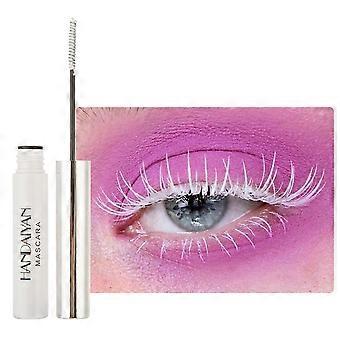 ZENGO Waterproof Mascara, White Mascara, 4D Fiber Mascara Colorful Mascara Waterproof, Colorful Fiber Mascara Charming Long-Lasting Mascara, White_HY