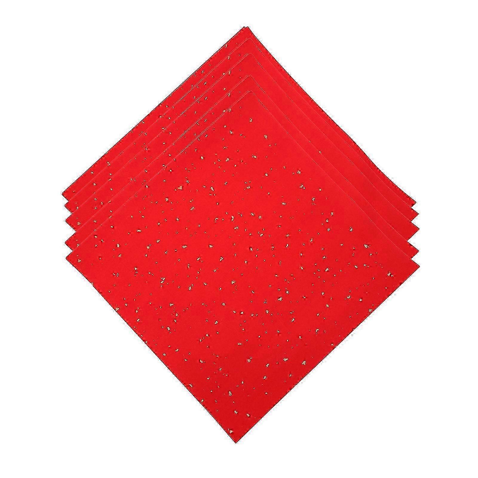Red Fu Character Paper 80 Sheets for Calligraphy Writing Use