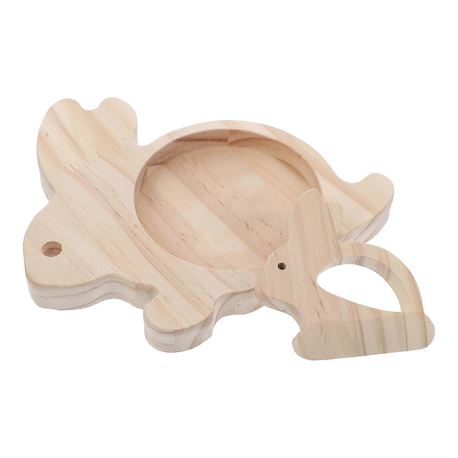 Rabbit Wooden Chopping Board for Kitchen Serving 1Set Multi Functional