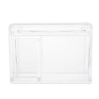 Estuche de almacenamiento multiusos para esponjas de maquillaje y soporte para hisopos de algodón