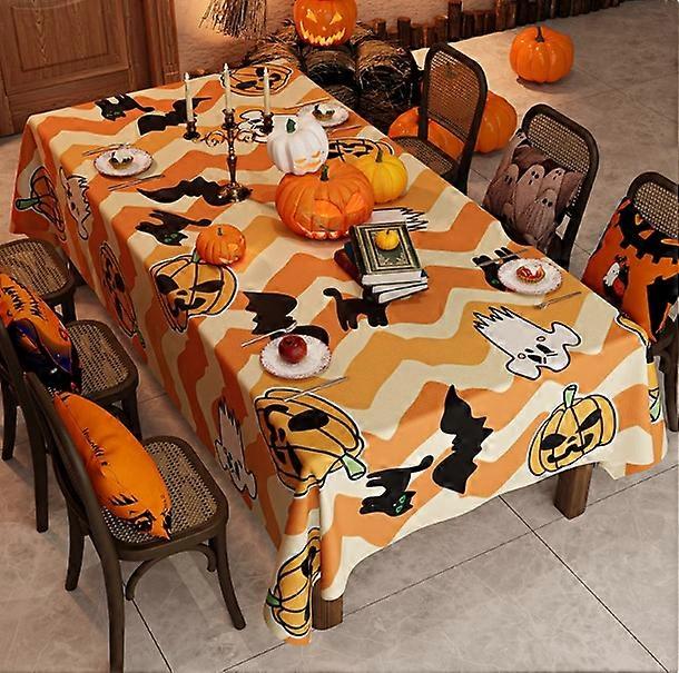Halloween Rectangular Party Table - Waterproof, Oil-Proof, Heat-Resistant Tablecloth