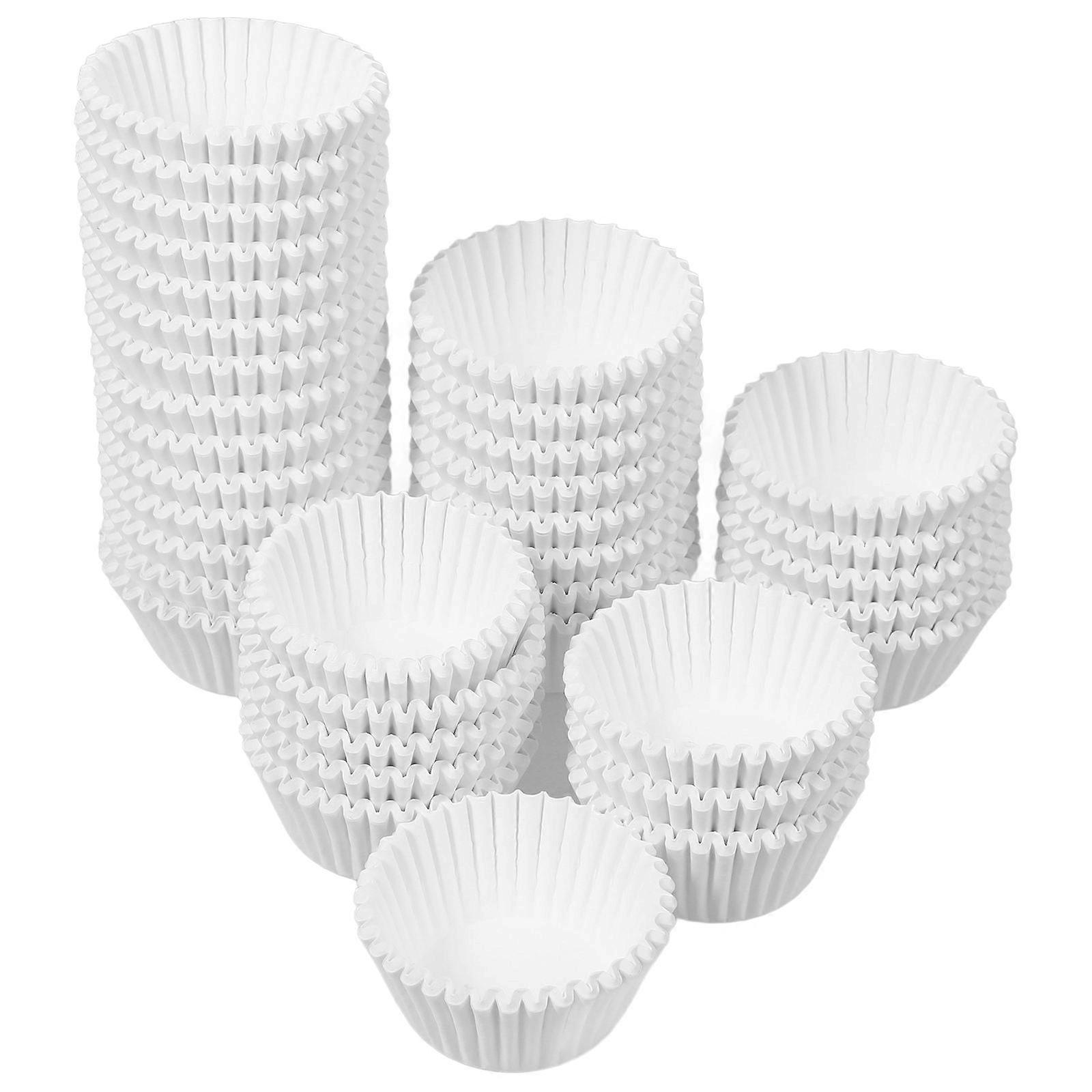 White Paper Cupcake Baking Cups for Baking 4000Pcs Practical Liners