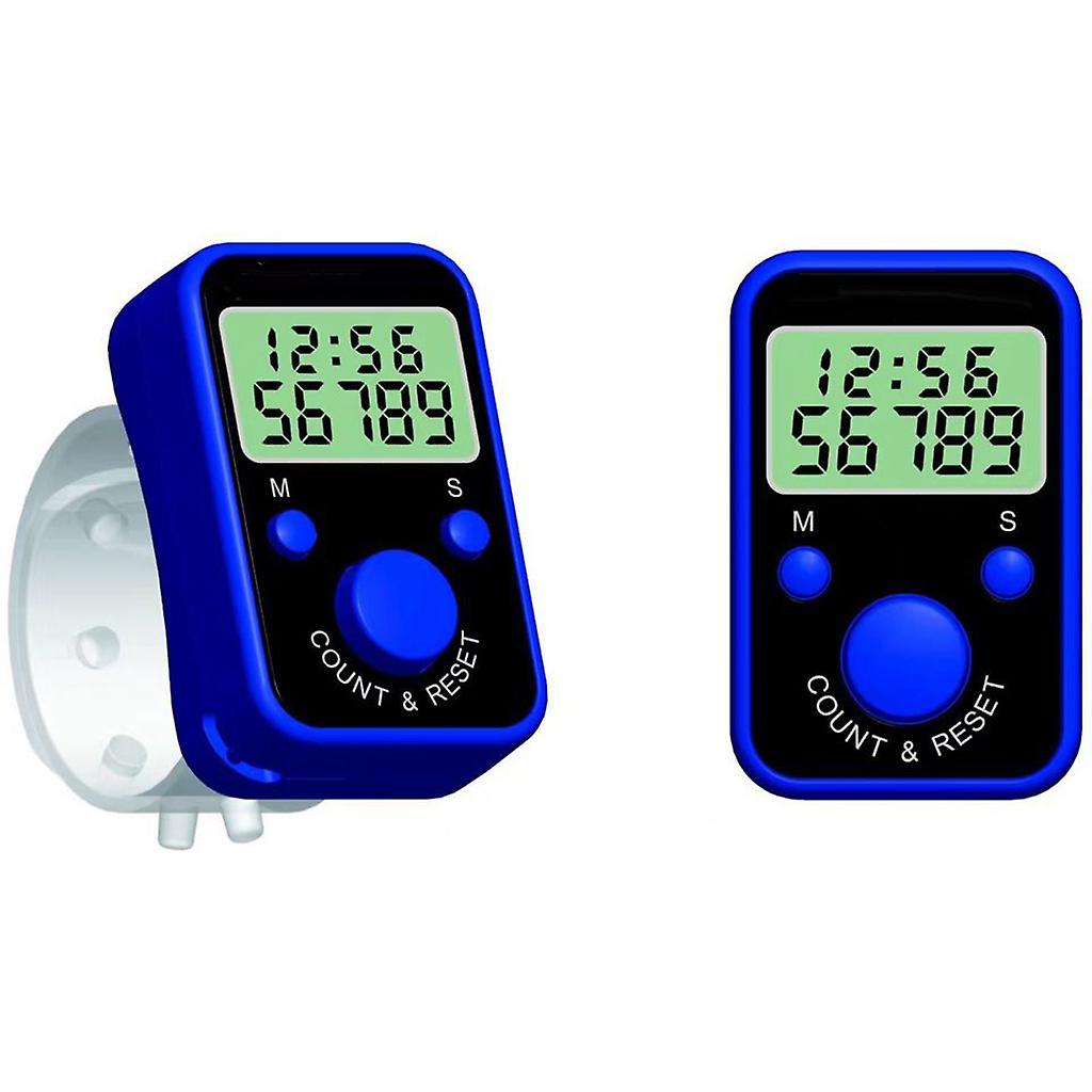 Compteur Digital à Doigt Avec LED - Pour Décompte Rapide | Avec Boussole | Tasbih électronique | Idéal Sport, Prière, Inventaire
