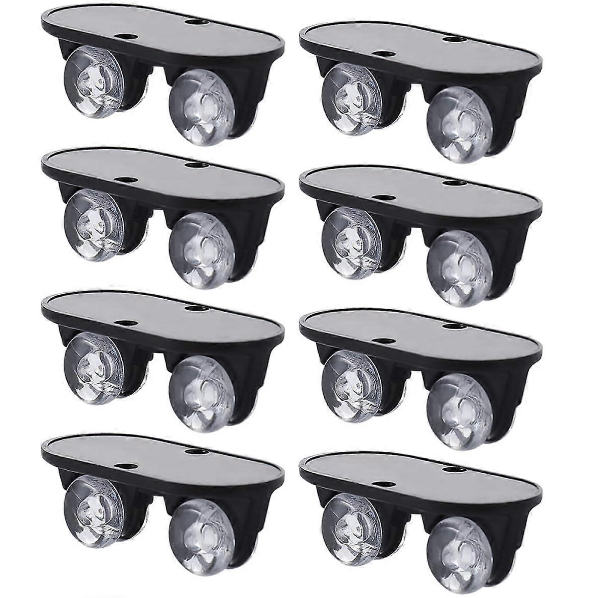 8pcs Self Adhesive Rolling Casters for Storage Boxes, Tool Install, Smooth Rolling
