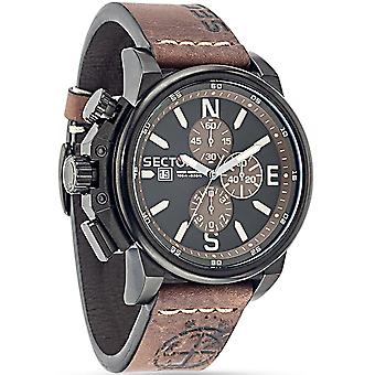 Sector 450 Quartz Analog Man Watch with R3271776007 Synthetic Leather Bracelet