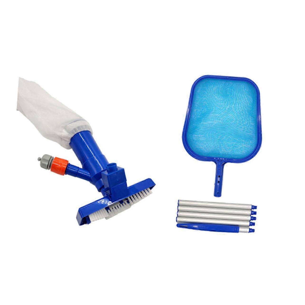 Pool Vacuum Cleaner Kit Lightweight Design for Quick Debris Removal and Efficient Pool Maintenance