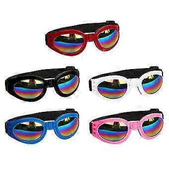 Adjustable Pet Sunglasses Foldable Eyewear for Protection 5Pcs
