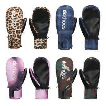 DC Shoes Mens Franchise Print 10K Technical Snow Mittens