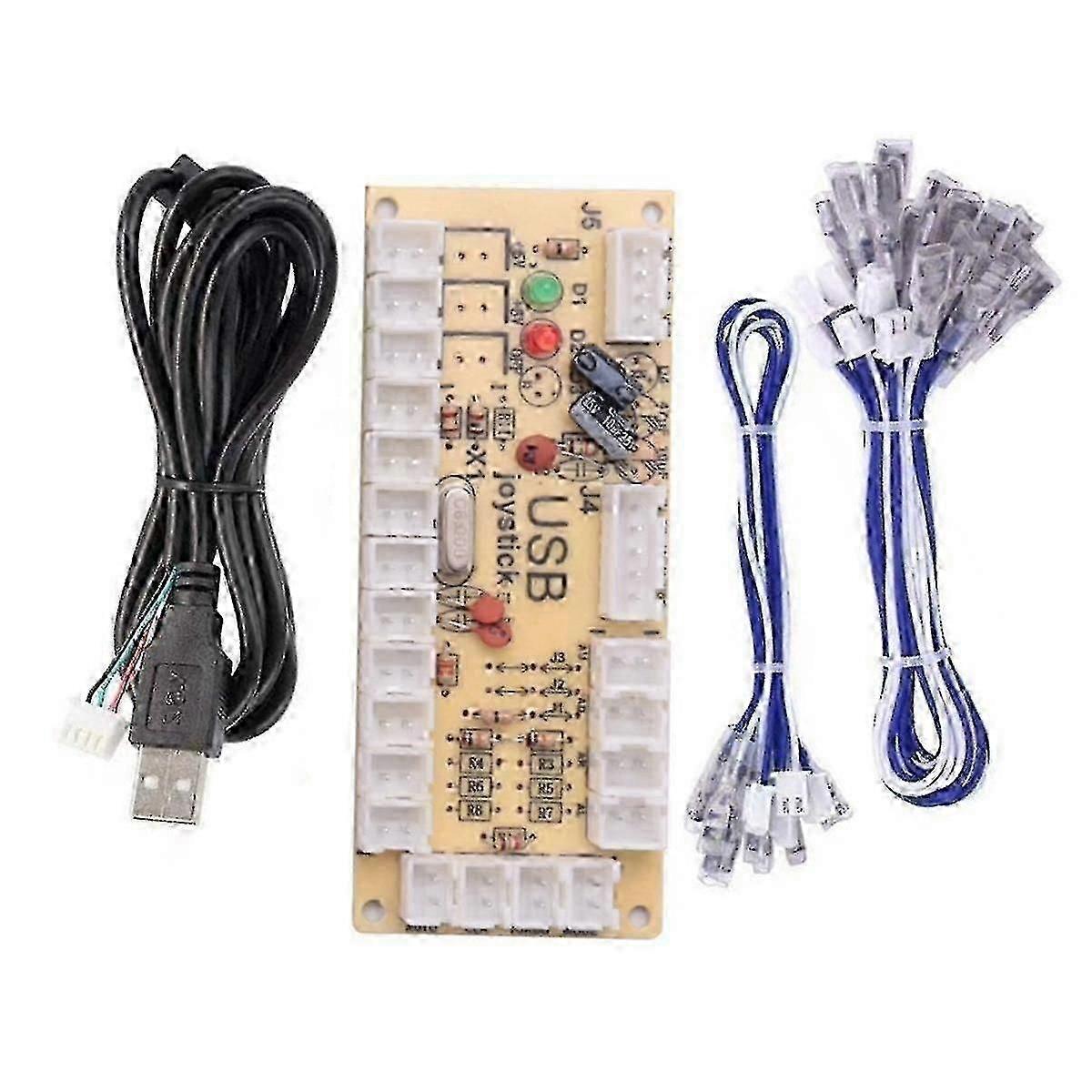 2025 New Zero Delay Arcade Diy Arcade Usb Encoder To Joystick For Pc/ps3//android With Joystick 4.8mm Button