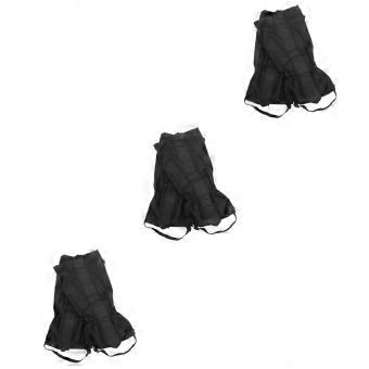 Waterproof Hiking Gaiters for Men and Women, Lightweight Tear Resistant Calf Leg Gaiters for Camping and Climbing, 3 Pairs