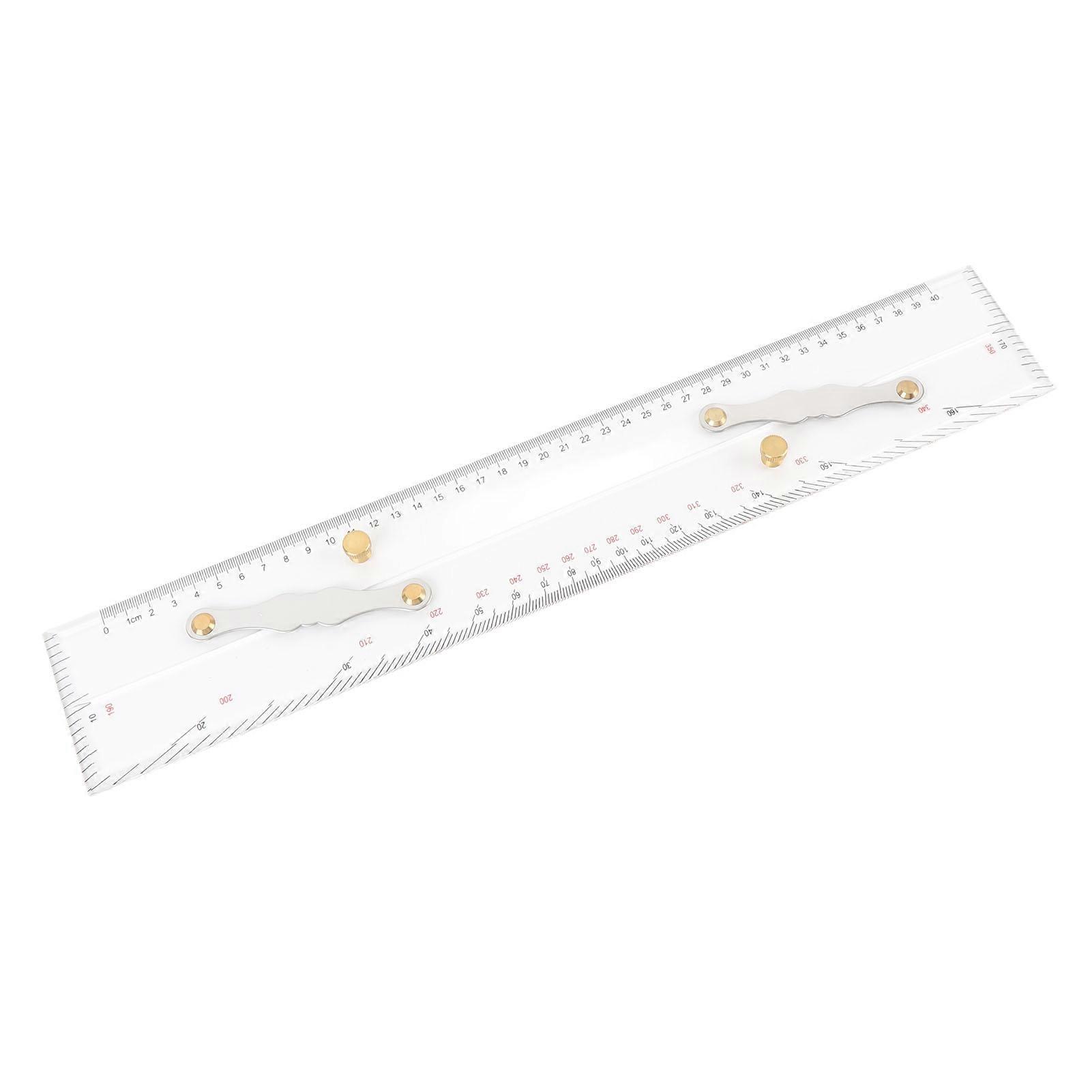 450mm Marine Navigation Parallel Ruler High Transparency Acrylic Nautical Sea Chart Plotting Tool