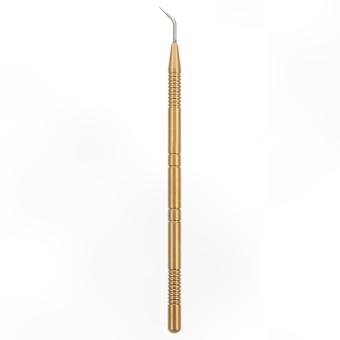 Professional Salon Eyelash Lift Tool with Golden Color and Included Lifting Stick