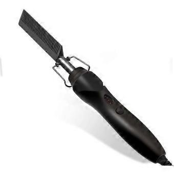 Adjustable-Temp Ceramic Hair Straightening Comb