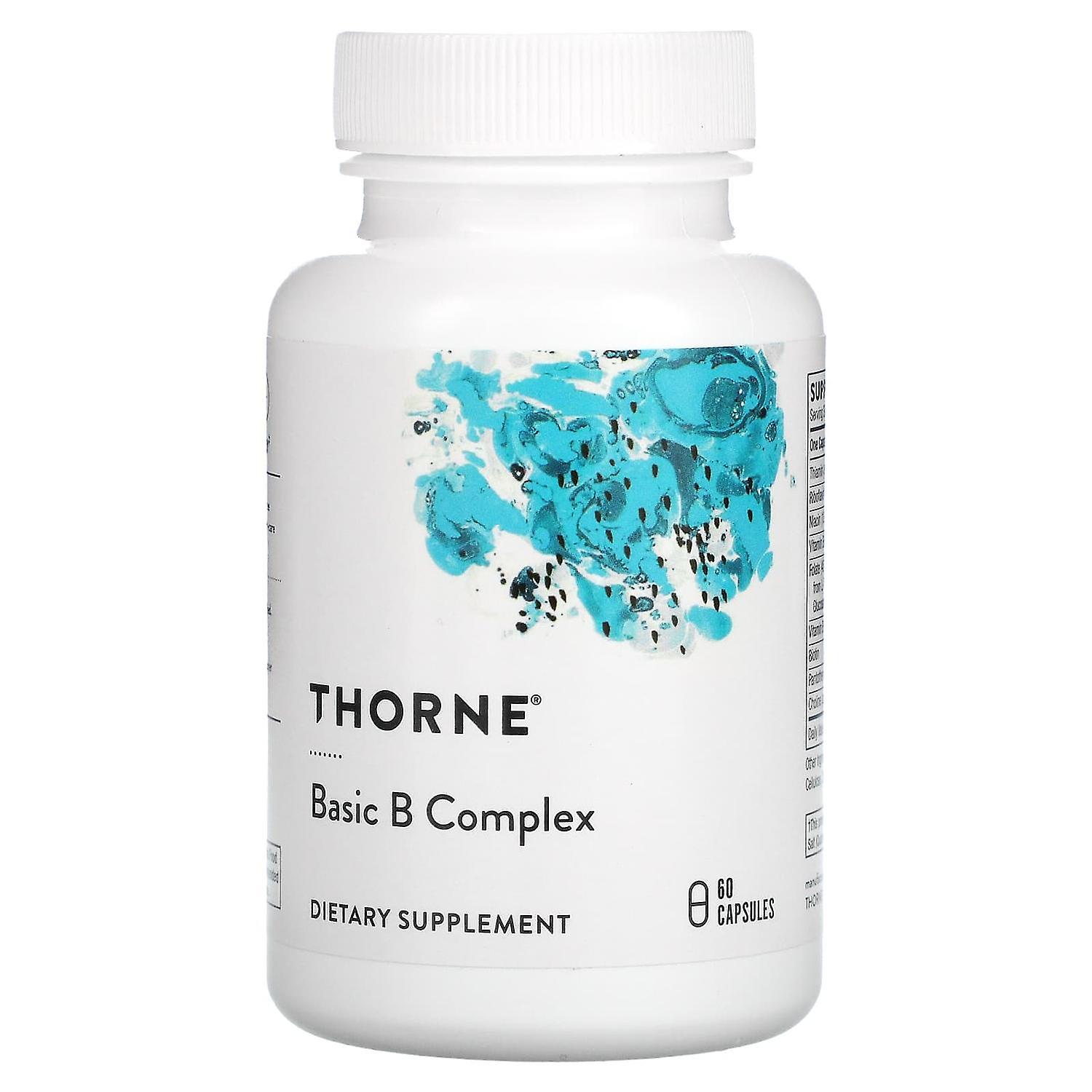 Thorne Research, Basic B Complex, 60 Capsules