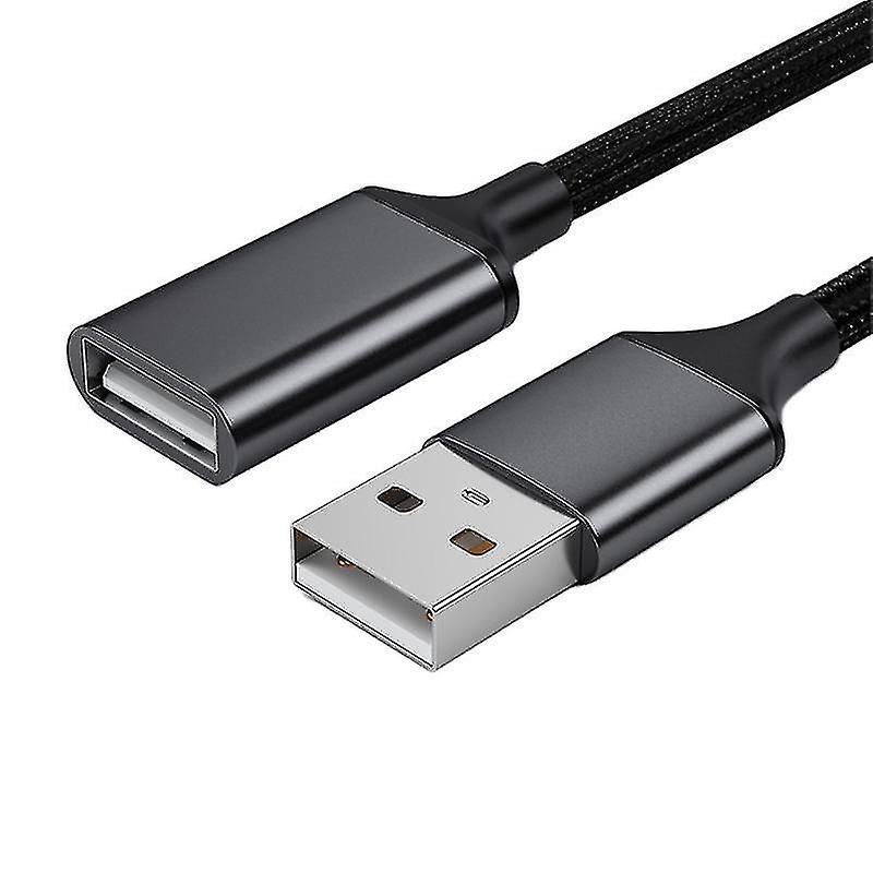 Usb Extension Cable Nylon Braided Usb Male To Female Wire For Mobile Hard Drive