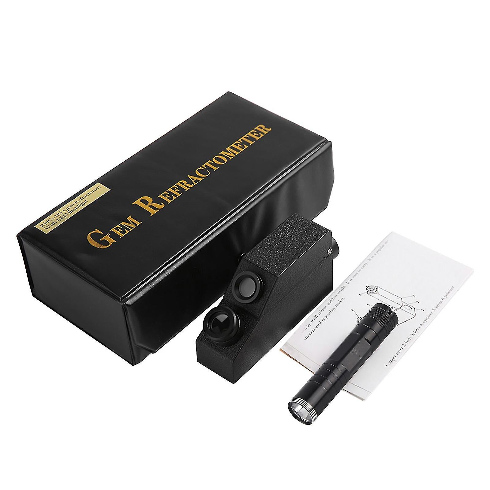 Rhg181 1.30-1.81 Professional Gemstone Ldentification Gem Refractometer