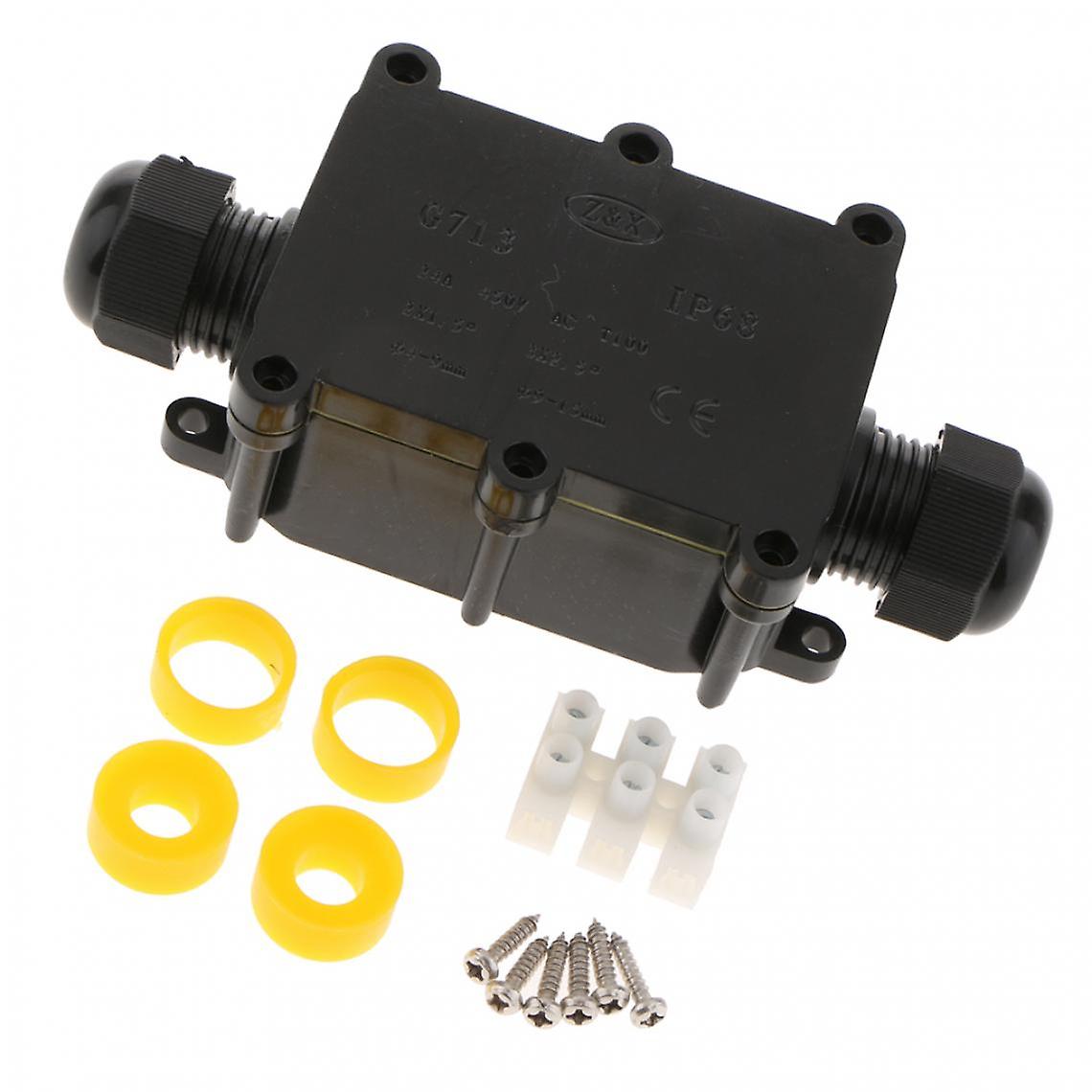 Plastic Electrical Junction Box Ip68 Outdoor Terminal Box 4 Terminal