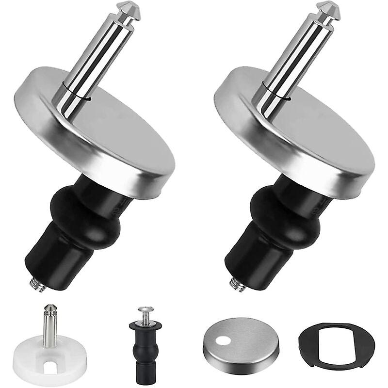 Toilet Seat Hinge, Quick Release Hinges Fixings, with Rubber Screw Fixing, Fits Toilet Top Lid Hinges