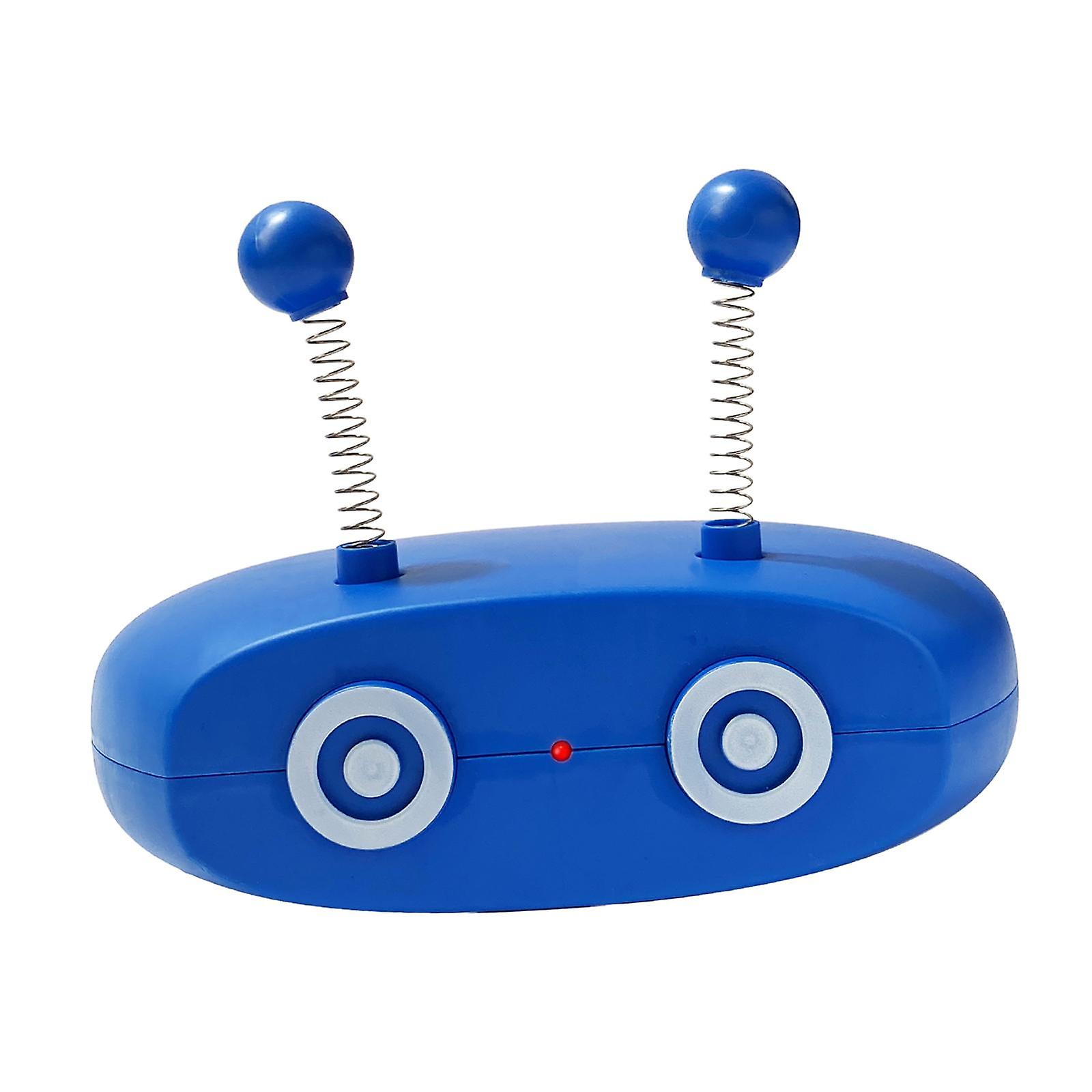 Automatic Cat Toys Interactive Smart Electronic Feather Teaser Toys Blue