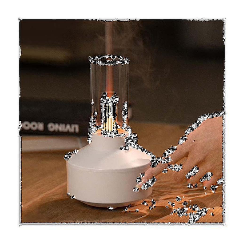 Simulation Candle Light Air Humidifier 150ml Diffuser Home Aromatherapy Humidifiers Oil Diffusers D