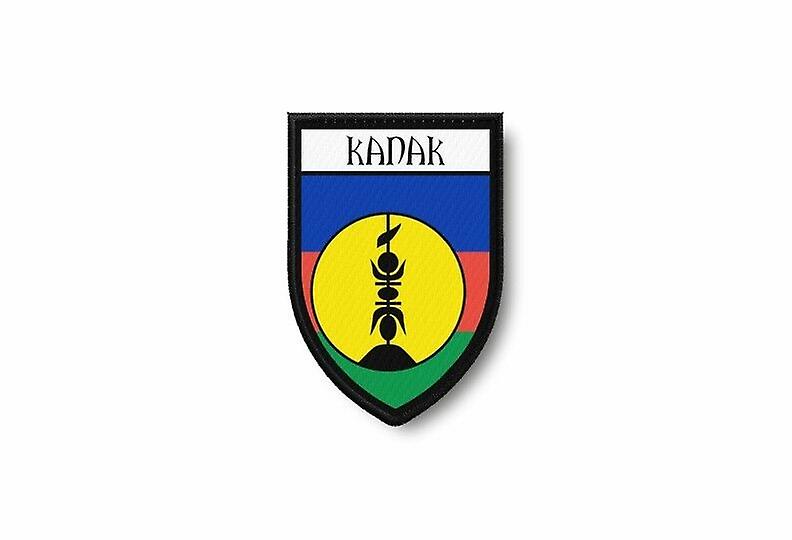 Patch Ecusson Termocollant Brode Flag Prints New Caledonie Kanak Kanaky