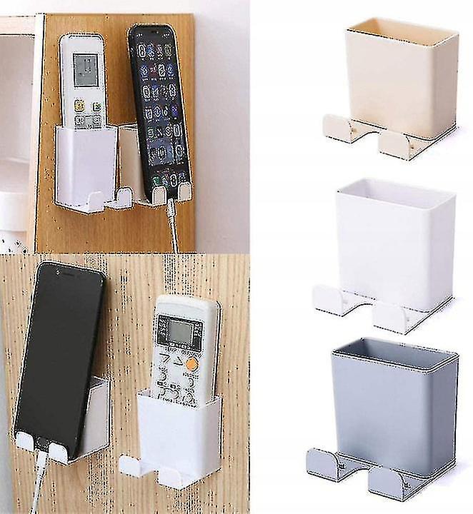 3 Pcs Remote Control Holder For Wall Mounting Made Of Abs