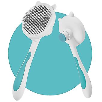 Cat Brush, Self Cleaning Slicker Brushes For Shedding And Grooming Removes Loose