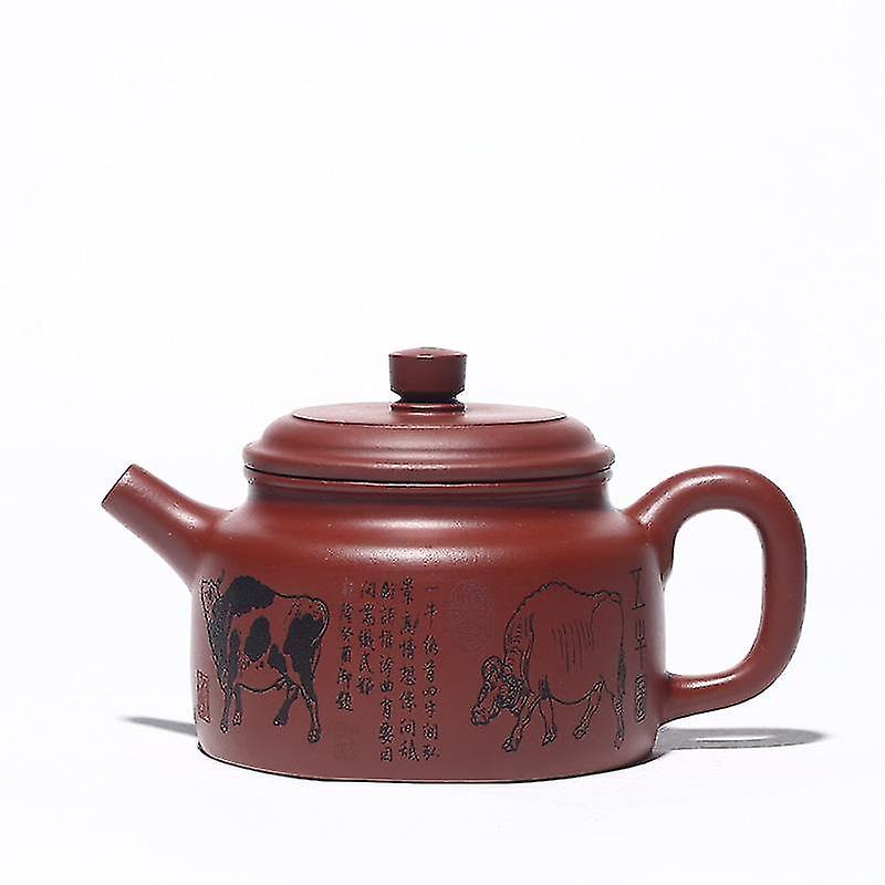 Coffee Tea Sets Yixing Tea Pot Purple Clay Filter Teapot Handmade Beauty Kettle Raw Ore Mud Tea Set 230ml Drinkware