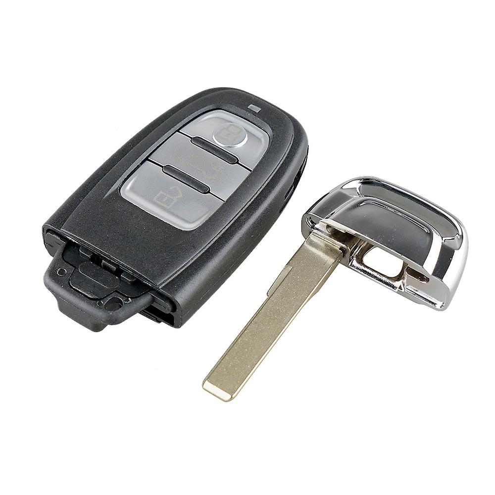 Car Key Shell 3 Buttons Car Key Casing Case Without Electronics Replacement for A3 A4 A5 A6 A8