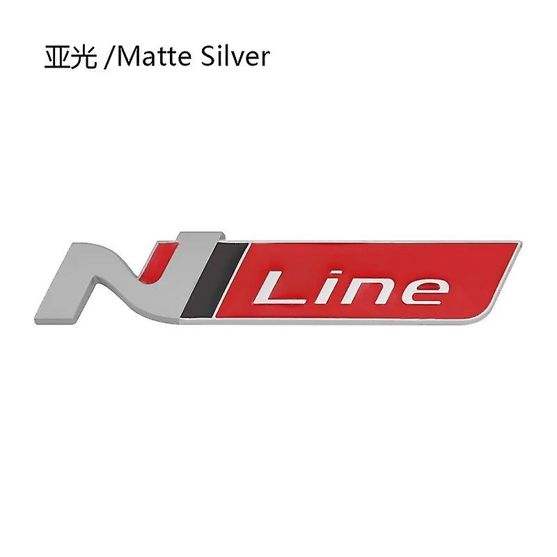 Autocollant De Voiture N Ligne Nline Emblème Badge Autocollant Pour Hyundai I20 I30 Kona Tucson Sonata Elantra Veloster Fender Front Grille Logo