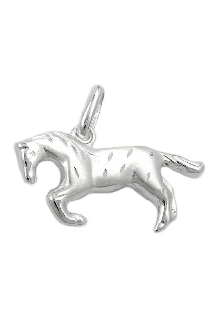 Pendant Horse Shiny-matt Silver 925 - Gl90529