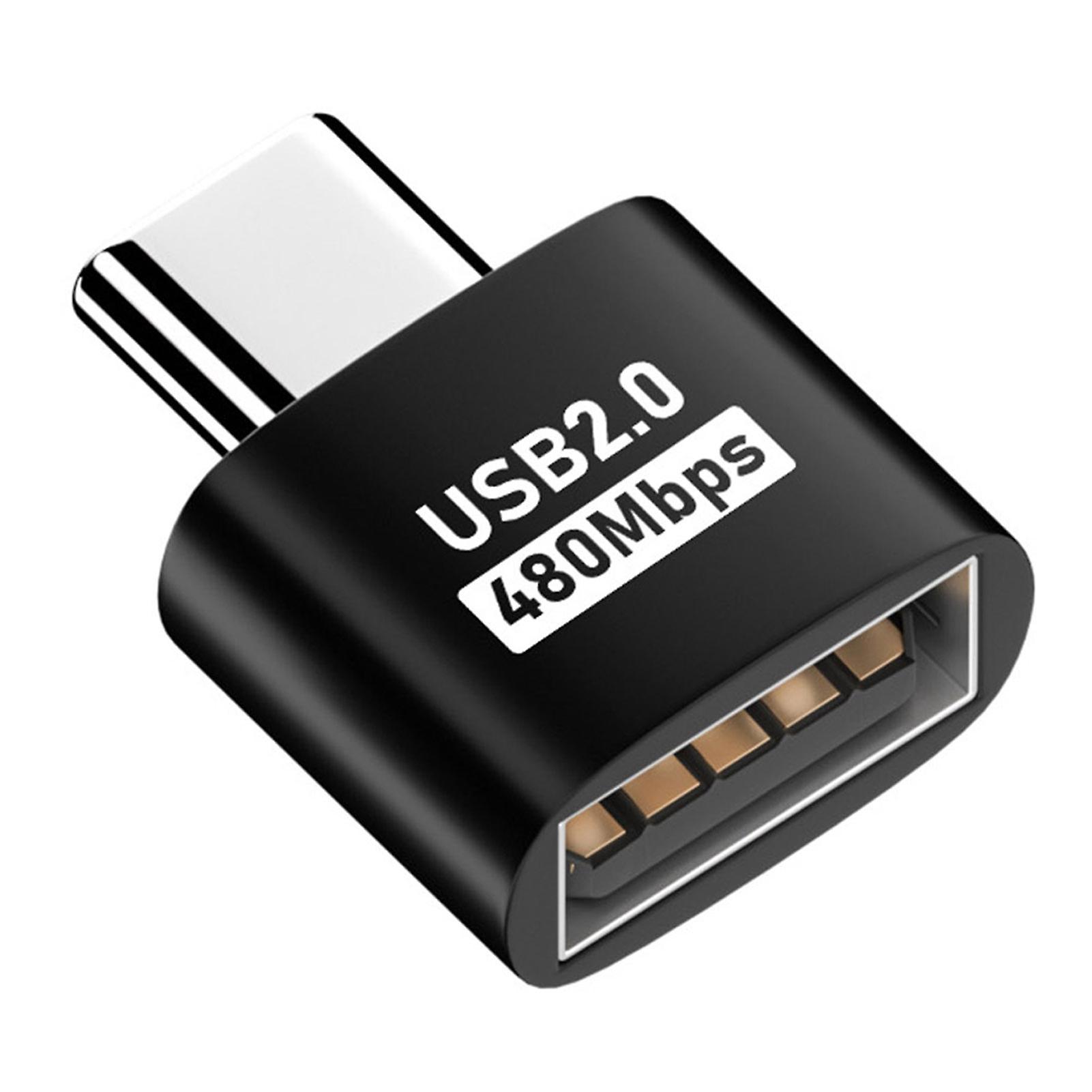 Phone Adaptor Type-C to USB-A 2.0 480Mbps High-Speed Data Transfer Multi-functional Charging Adapter