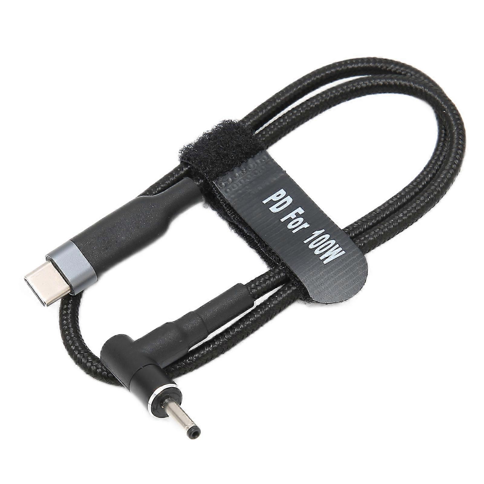Laptop Charging Cable TypeC to DC Notebook Computer PD EMARK Chips Fast Charging Cable(0.5m )