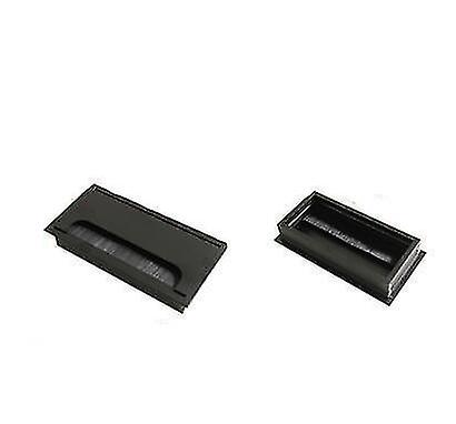 new e rectangular aluminum alloy desk wire hole cover cable organizer sm35851