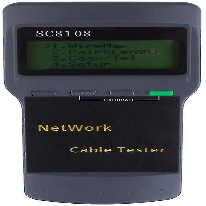 Portable SC8108 RJ45 LAN Network Cable Length Tester